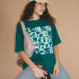 The Peter Oversized Tee in Forest Green