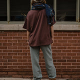 The Pirate Oversized Tee in Mocha