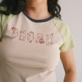 The Silly Ole Bear Raglan Baby Tee