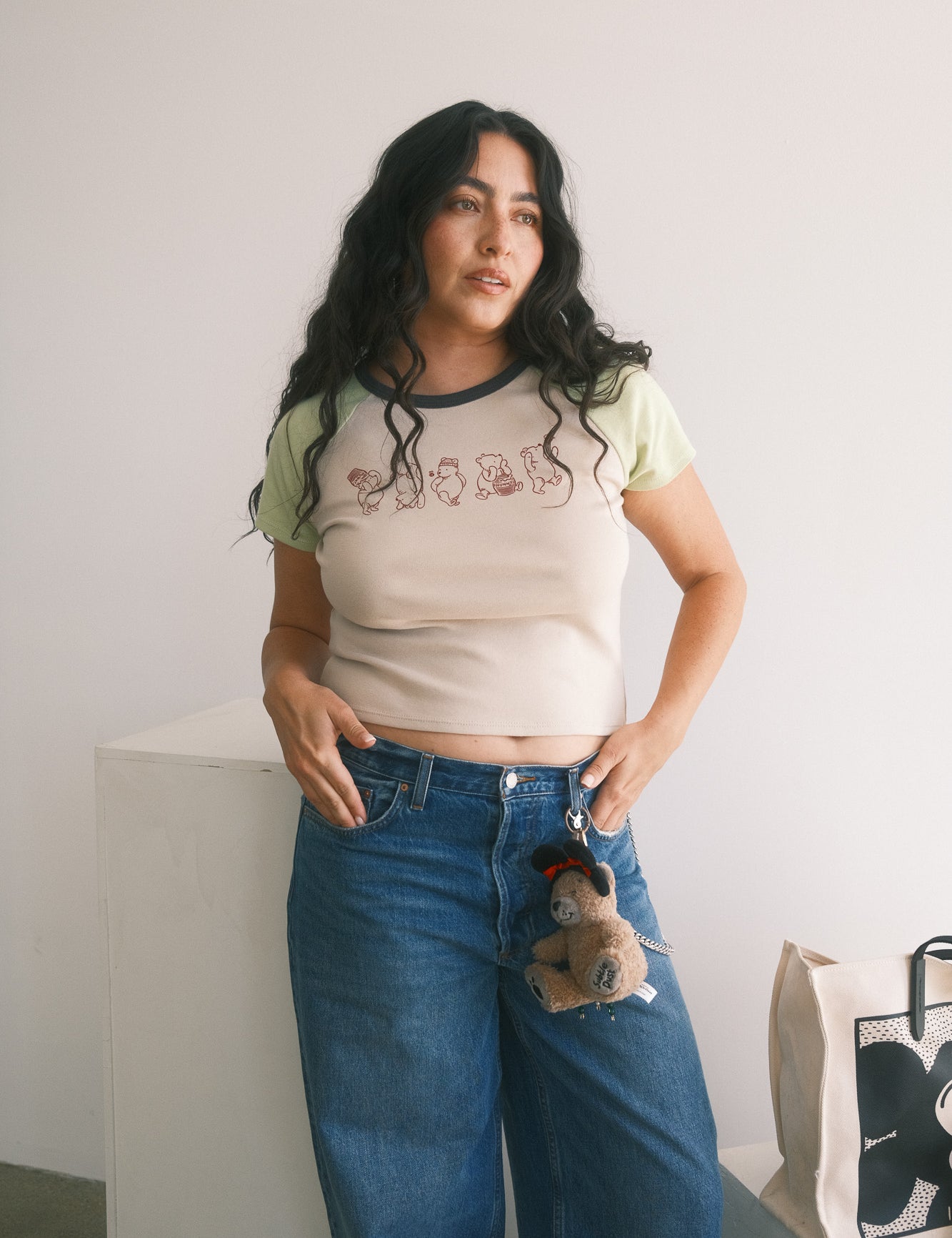 The Silly Ole Bear Raglan Baby Tee