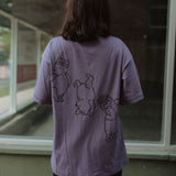 The Silly Ole Bear Oversized Tee in Purple Haze
