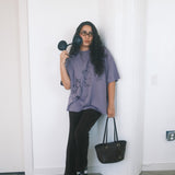 The Silly Ole Bear Oversized Tee in Purple Haze