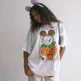 The Pumpkin Bear Oversized Tee in White