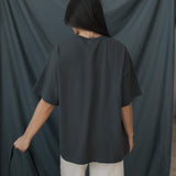 The Pumpkin Bear Oversized Tee in Vintage Black