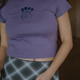 The Mini Park Bears Baby Tee in Purple Haze