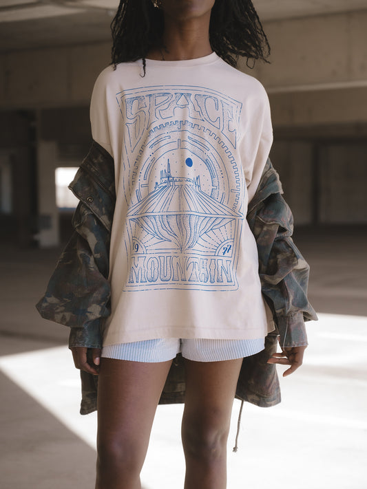 The Space Oversized Tee in Sand