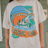 The Storybook Land Oversized Tee in Sand