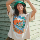 The Storybook Land Oversized Tee in Sand