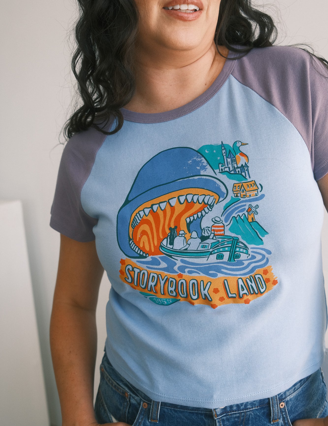 The Storybook Land Raglan Baby Tee