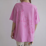The Silly Ole Bear Oversized Tee in Pink