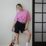 The Silly Ole Bear Oversized Tee in Pink