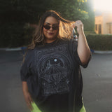 The Space Oversized Tee in Vintage Black