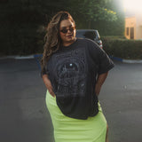 The Space Oversized Tee in Vintage Black