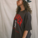 The Dreamer University Oversized Tee in Mocha