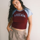 The Villain Raglan Baby Tee