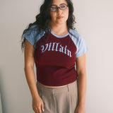 The Villain Raglan Baby Tee