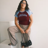The Villain Raglan Baby Tee