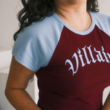 The Villain Raglan Baby Tee