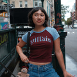 The Villain Raglan Baby Tee