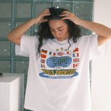 The World Showcase Oversized Tee in White