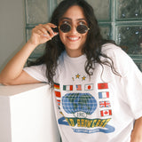 The World Showcase Oversized Tee in White