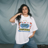 The World Showcase Oversized Tee in White