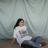 The World Showcase Oversized Tee in White