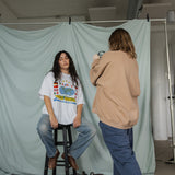 The World Showcase Oversized Tee in White