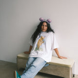 The "Nothing is impossible" Oversized Tee in White