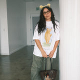 The "Nothing is impossible" Oversized Tee in White