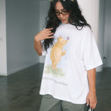 The "Nothing is impossible" Oversized Tee in White