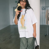 The "Nothing is impossible" Oversized Tee in White
