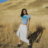 The Animal Kingdom Baby Tee in Sky Blue