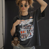 The Mansion Oversized Tee in Stripe