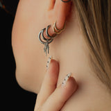 The Second Star Hoops in Titanium