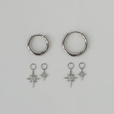 The Second Star Hoops in Titanium