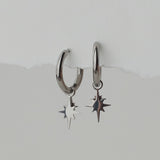 The Second Star Hoops in Titanium