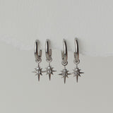 The Second Star Hoops in Titanium
