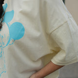 The Park Bears Oversized Tee in Butter Yellow