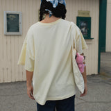 The Park Bears Oversized Tee in Butter Yellow