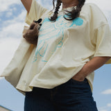 The Park Bears Oversized Tee in Butter Yellow