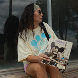 The Park Bears Oversized Tee in Butter Yellow