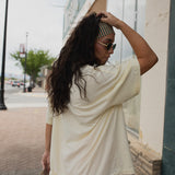 The Park Bears Oversized Tee in Butter Yellow