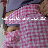 The Boxer Short in Pink Gingham