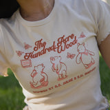 The Hundred Acre Wood Ruffle Trim Baby Tee in Sand
