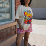 The Racers Oversized Tee in Butter Yellow