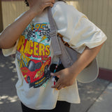The Racers Oversized Tee in Butter Yellow