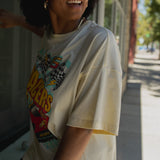 The Racers Oversized Tee in Butter Yellow
