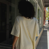 The Racers Oversized Tee in Butter Yellow