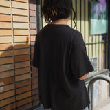 The Villain Oversized Tee in Vintage Black